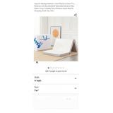 Lazyzizi Folding Mattress, 4 Inch Memory Foam