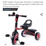 JMMD Toddler Tricycles Age 18 Months-5, Foldable