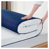 New King 3" Memory Foam Mattress Topper Cooling