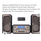 Magnavox MM435M-BK 3-Piece Compact CD Shelf