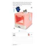 ROCCS Foldable Cat Litter Box with Lid,No Smell