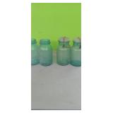 (4) Ball blue jars