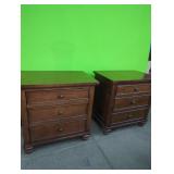 2 Wood Nightstands Very Nice!(Match Lot#9