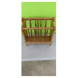 Maple Magazine Rack 19.5" tall x  17.5" wide x