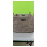 Hardin,IL.  ARTHUR MIELKE  wooden  crate