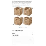 VK VK·LIVING Foldable Handwoven Water Hyacinth