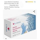 Lydus XL Medical-Grade Blue Nitrile Gloves (Box