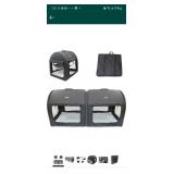 Portable 2-in-1 Double Travel Kennel,