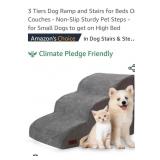 3 Step Non -Slip Pet Stairs & hair roller