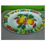 18" Colorful Granite Ware Platter