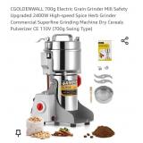 CGOLDENWALL 700g Electric Grain Grinder Mill