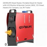GEVEELIFE Diesel Heater, Portable Diesel Air
