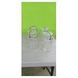 (4)  Ball Eclipse Wide Mouth wire bale jars