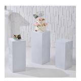 3PCs Metal Pedestal Stands - Small-19.7",