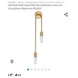 2pcs Modern Classy Wall Sconce, Double Head G9