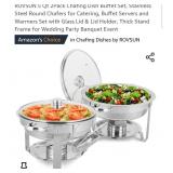 ROVSUN 5 Qt 2Pack Chafing Dish Buffet Set,