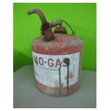 Vintage Galvanized Metal Gas Can