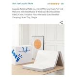 Lazyzizi Folding Mattress, 4 Inch Memory Foam