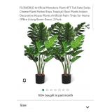 FLOWORLD Artificial Monstera Plant 4FT Tall Fake