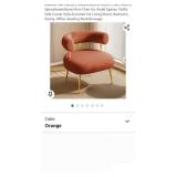 Dewhut Mid Century Sherpa Boucle Accent Chair,