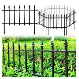 NEW Metal Decorative Garden Fence 22" W x 18" H