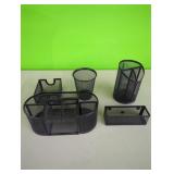 5 PC Metal Desk Set