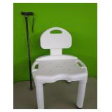 Shower Chair & Folding Cane