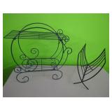 Metal Plant Stand and Folding Magazine RackFrom