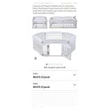 Gupamiga Pet Playpen Foldable Gate for Dogs Heavy