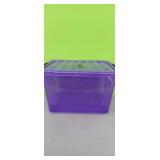 Plastic Storage Container with lid 10" tall x 15"