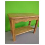 Solid Oak Side Table 2