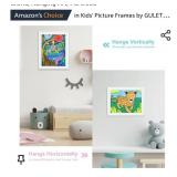 [2-Pack] Kids Art Frames, 8.5x11 Front Opening