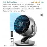 Dreo Smart Air Circulator Fan for Bedroom, 13