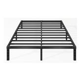 NEW King Size Bed Frame 14", Metal, Black