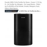 NEW PuroAir Air Purifier HEPA 14, for Home -