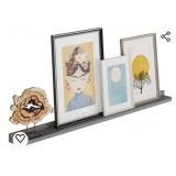 New  46" Long Floating Shelf Gray