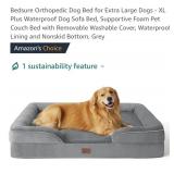 XL Orthopedic Dog Bed, Waterproof Lining &