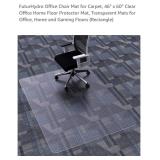 NEW 46" x 60" Office Chair Mat for Carpet, Clear