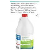 (4) 64oz RX Drug Destroyer