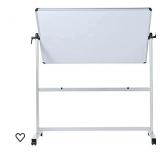 New Double-Sided Magnetic Mobile Whiteboard, 48 x