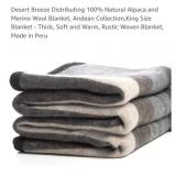 King Size 100% Natural Alpaca & Merino Wool