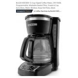 NEW BLACK+DECKER 12-Cup Digital Coffee Maker,