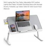 NEW Laptop Bed Tray, Adjustable, Portable, PVC