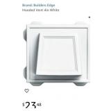 2 New BUILDERS EDGE Hooded Vents , 4 in Vent