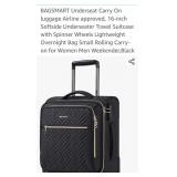 New Bagsmart 16" Carry on luggage with 360 wheels