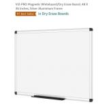 48" X 36" Magnetic Whiteboard/Dry Erase Board w/