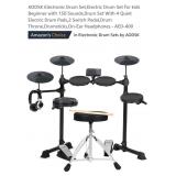 Electric Drum Set for Beginner w/  Headphones