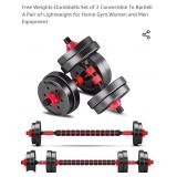 BCBIG Adjustable-Dumbbells-Sets, 30lbs Free