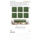 Flybold Grass Wall Panels 20X20 - Pack of 6