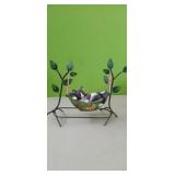 Solar Cat on Hammock   14" wide x 11" tall